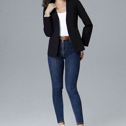 Sleek Long-Sleeve Jacket for Effortless Elegance - Très Elite