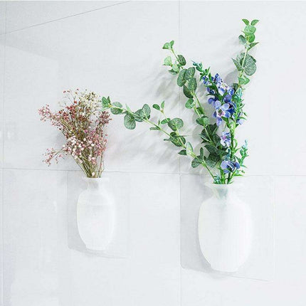 Sleek Modern Floral Wall Vase - Enhance Your Interior Aesthetics..