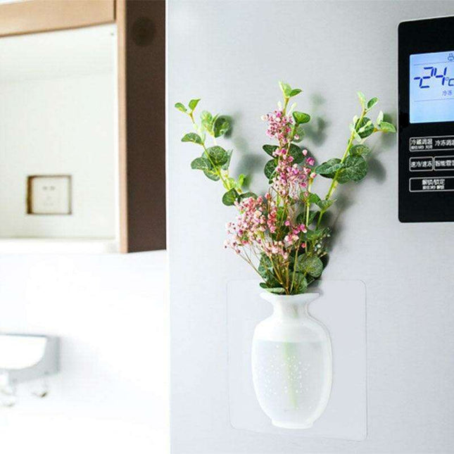 Sleek Modern Floral Wall Vase - Enhance Your Interior Aesthetics