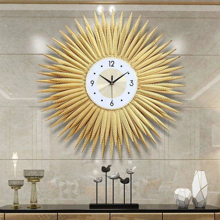 Sleek Modern Quartz Wall Clock 80x80cm for Elegant Home Interiors - Très Elite