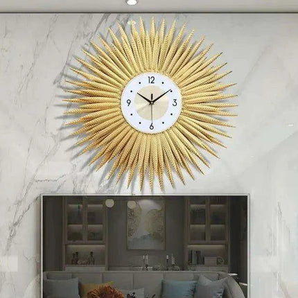 Sleek Modern Quartz Wall Clock 80x80cm for Elegant Home Interiors..