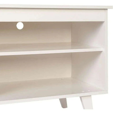 Sleek Modern Wooden TV Stand with Integrated Cable Management - Ideal Entertainment Center for TVs Up to 55 Inches - Quick and Easy Assembly - Supports 66 lbs - Très Elite