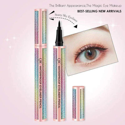 Sleek Noir Waterproof Eyeliner - Effortless Sophistication for All-Day Glamour - Très Elite