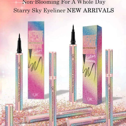 Sleek Noir Waterproof Eyeliner - Effortless Sophistication for All-Day Glamour - Très Elite