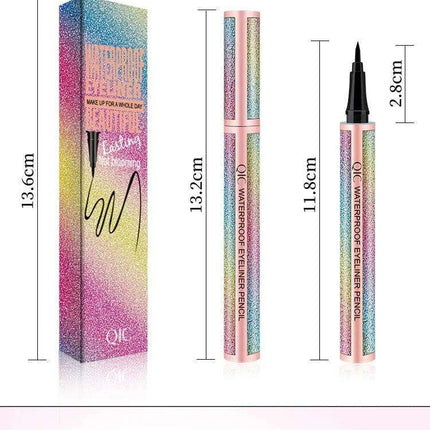 Sleek Noir Waterproof Eyeliner - Effortless Sophistication for All-Day Glamour - Très Elite