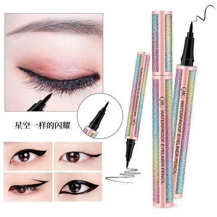 Sleek Noir Waterproof Eyeliner - Effortless Sophistication for All-Day Glamour - Très Elite