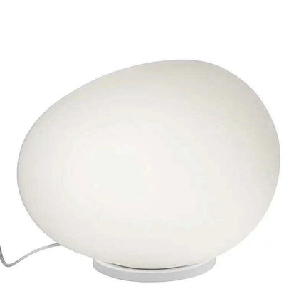 Sleek Nordic-Inspired Geometric Glass Table Lamp - Très Elite