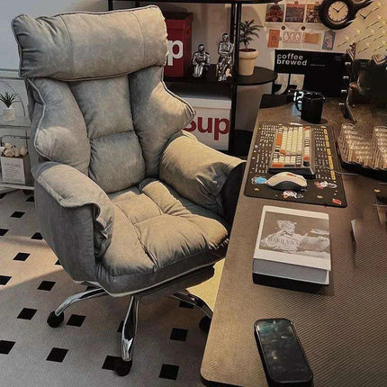 Sleek Nordic Leather Ergonomic Recliner - The Perfect Blend of Comfort for Gaming and Leisure - Très Elite