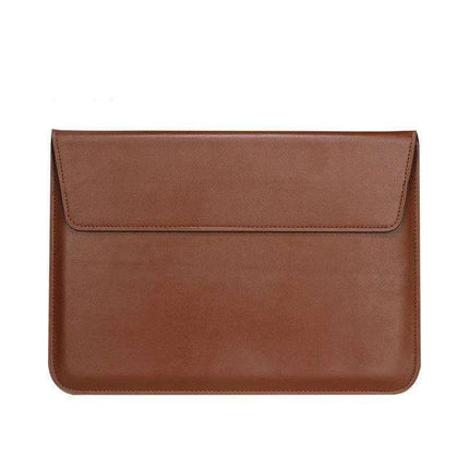 Sleek PU Leather Laptop Sleeve - Compatible with MacBook and Huawei - Chic Tech Accessory for Everyday Use - Très Elite