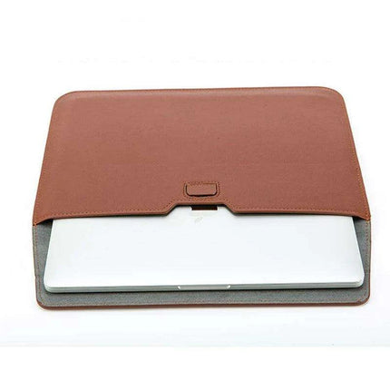 Sleek PU Leather Laptop Sleeve - Compatible with MacBook and Huawei - Chic Tech Accessory for Everyday Use - Très Elite