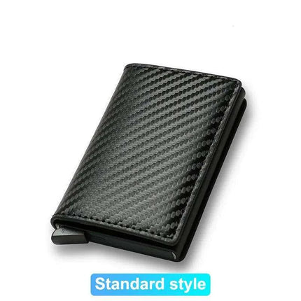 Sleek RFID-Blocking Leather Card Holder - Stylish and Secure Wallet for Men - Très Elite