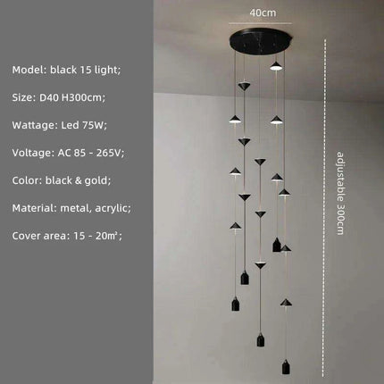 Sleek Scandinavian LED Floor Lamp with Customizable Brightness..