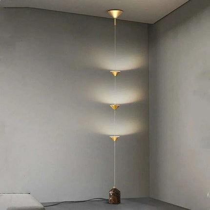 Sleek Scandinavian LED Floor Lamp with Customizable Brightness - Très Elite