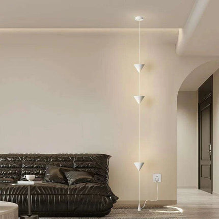 Sleek Scandinavian LED Floor Lamp with Customizable Brightness - Très Elite