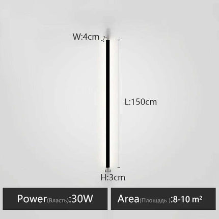 Sleek Scandinavian LED Wall Sconce with Customizable Lighting Options..