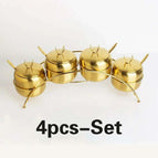 4pcs-Set Golden