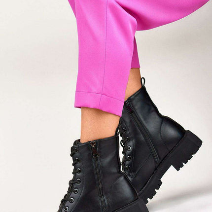Sleek Sustainable Black Ankle Booties - Très Elite