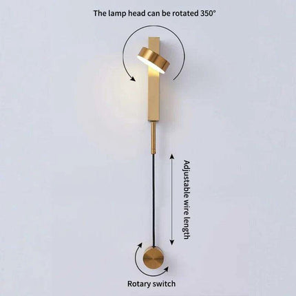 Sleek Touch-Control LED Wall Lamp - Chic Indoor Lighting Solution - Très Elite
