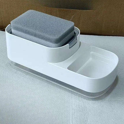 Sleek Touchless Liquid Soap Dispenser for Effortless Kitchen Cleanliness..