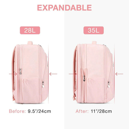 Sleek USB Charging Waterproof Backpack for Women - Perfect for Travel and Daily Use - Très Elite