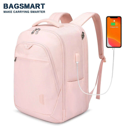 Sleek USB Charging Waterproof Backpack for Women - Perfect for Travel and Daily Use..
