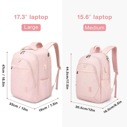 Sleek USB Charging Waterproof Backpack for Women - Perfect for Travel and Daily Use - Très Elite