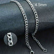 4.5mm Silver NC-163 / 60cm 24inch