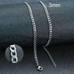 3mm Silver NC-520 / 60cm 24inch