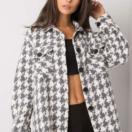 Sleek Utility Long Sleeve Shirt for Women in Monochrome Style - Très Elite
