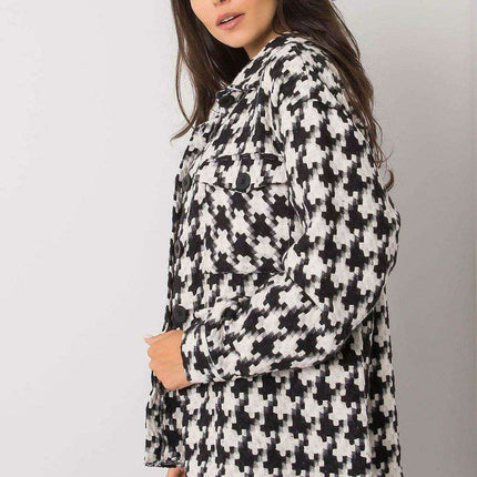 Sleek Utility Long Sleeve Shirt for Women in Monochrome Style - Très Elite