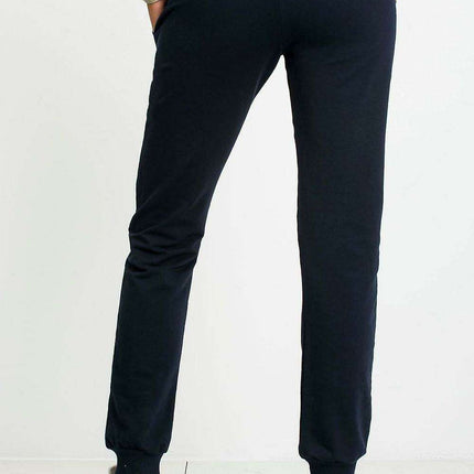 Sleek Women's Black Slim Fit Sweatpants: Stylish Tracksuit Bottoms - Très Elite