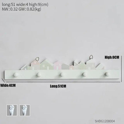 Sleek Wooden Key Holder - Stylish Rack for Organized Entryways