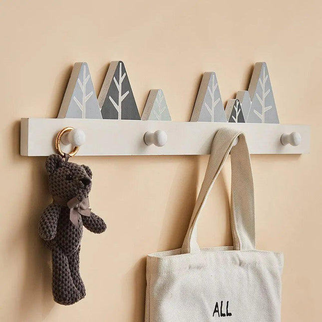 Sleek Wooden Key Holder - Stylish Rack for Organized Entryways