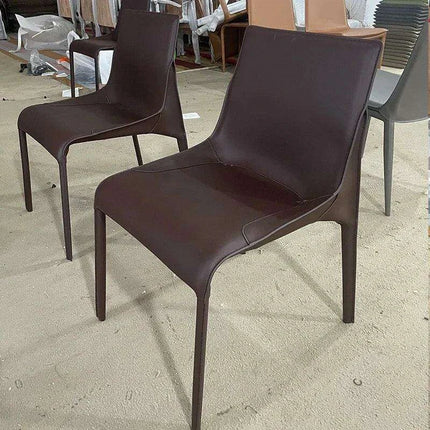 Sleek and Stylish Leather Dining Chair for Ultimate Comfort - Très Elite