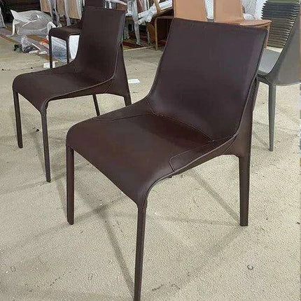 Sleek and Stylish Leather Dining Chair for Ultimate Comfort - Très Elite