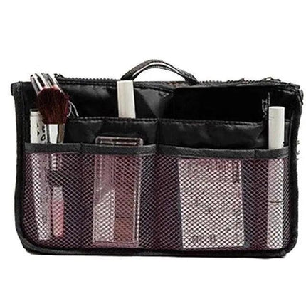 Sleek and Stylish Makeup Organizer with Multiple Compartments for Effortless Beauty Storage