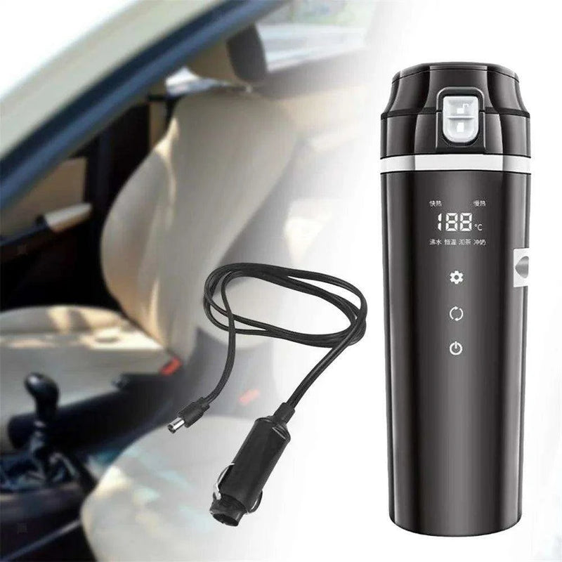 Smart 500ml Heated Travel Mug with Custom Temperature Control for Cars - Très Elite
