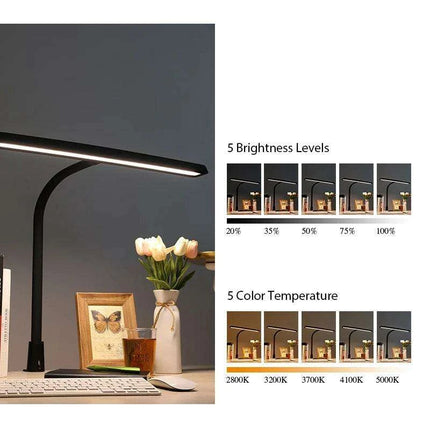 Smart Adjustable LED Desk Lamp: Elevate Your Workspace with Auto Dimming Features - Très Elite
