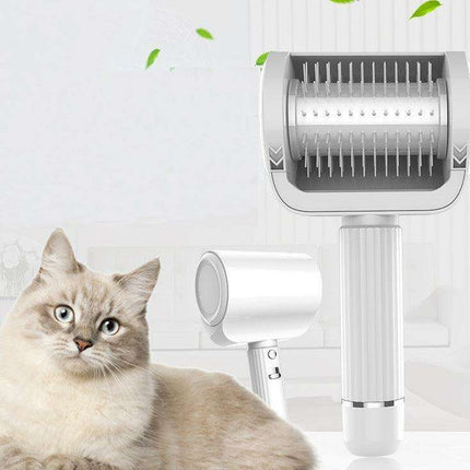 Smart Automated Pet Grooming Comb with Relaxing Massage and Effortless Hair Removal