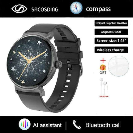 Smart Bluetooth Calling Fitness Tracker Smartwatch with Touchscreen..