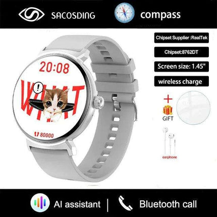 Smart Bluetooth Calling Fitness Tracker Smartwatch with Touchscreen..