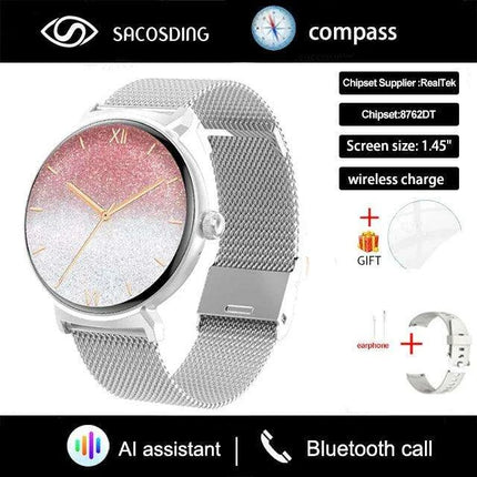 Smart Bluetooth Calling Fitness Tracker Smartwatch with Touchscreen..