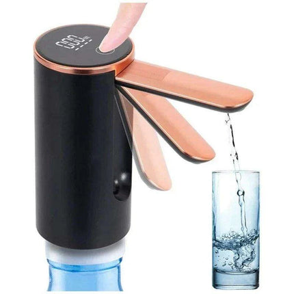 Smart Foldable Electric Water Dispenser - Portable Touch-Controlled Rechargeable Bottle Pump - Très Elite