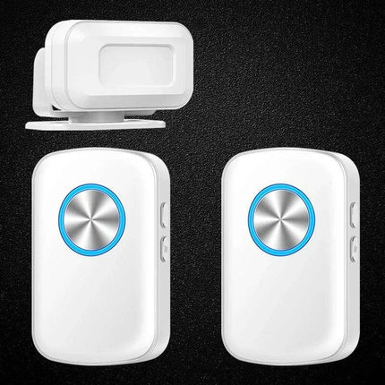 Smart Infrared Motion Detection Doorbell Alarm System for Superior Store Protection..