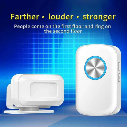 Smart Infrared Motion Detection Doorbell Alarm System for Superior Store Protection..