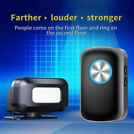 Smart Infrared Motion Detection Doorbell Alarm System for Superior Store Protection..