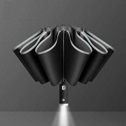 Smart LED Reverse Umbrella - Premium Executive - Très Elite