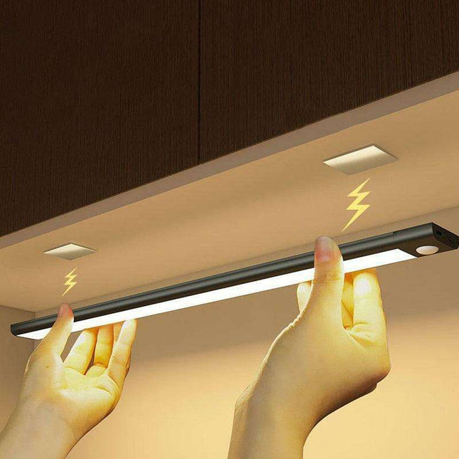 Smart Motion-Sensing USB Rechargeable LED Under Cabinet Light for Effortless Illumination