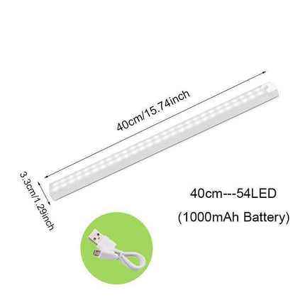 Smart Motion-Sensing USB Rechargeable LED Under Cabinet Light for Effortless Illumination - Très Elite