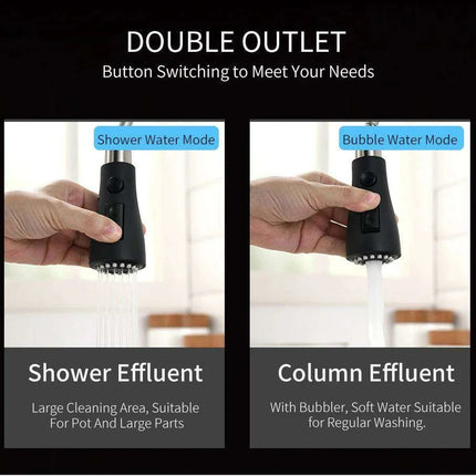 Smart Touch Sensor-Enabled Rotating Kitchen Faucet with Innovative Design - Très Elite